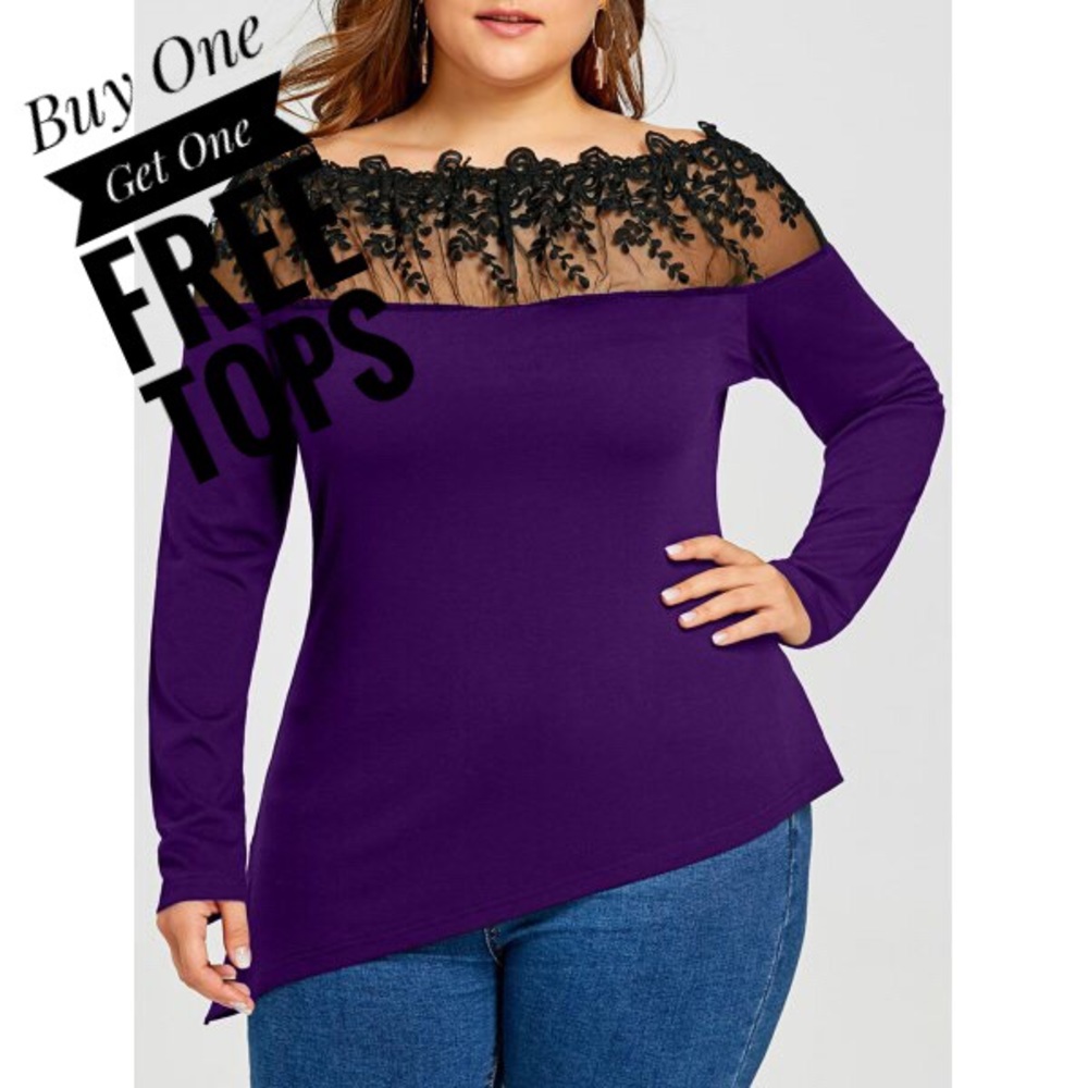 Sheer Embroidered Top